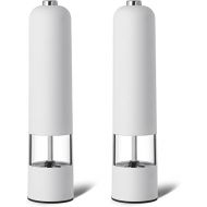 iFCOW Electric Pepper Grinder, 2 Set Electric Grinder Battery Operated Automatic Salt and Pepper Mill One Hand Operation