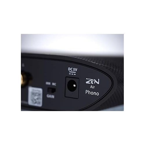  iFi Audio Zen Air Phono - Reduce Hiss & Noise on Vinyl Playback - Affordable Hi-Res Phono Stage Pre-amp for MM/MC Turntable, Phonograph Vinyl, Record Player, RIAA HiFi Preamplifier - Subsonic Filter