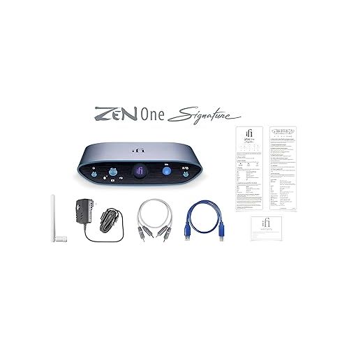  IFI Zen ONE Signature - All in one Media hub - Bluetooth 5.1, Optical, USB, RCA. Full MQA High Res Audio DAC