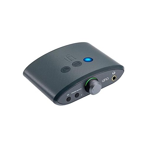  iFi uno - DAC & Headphone AMP - USB-C Input - Improve Lacklustre Audio - Streaming/Gaming/Music Modes Adjust Sound to Suit You - 32-bit/384kHz/DSD256/MQA - Windows/MAC/Smart Device/Active Speakers