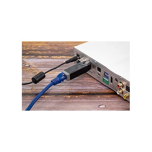  iFi LAN iSilencer - LAN Signal Noise Filter - Remove Electrical Noise - Ethernet Isolator for Hi-Res Audio Systems (RJ45)