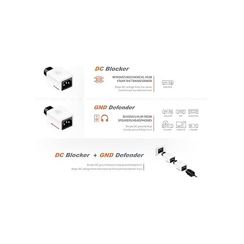  iFi SilentPower | DC Blocker - Blocks Any DC Offset, IEC Connector