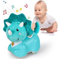 iPlay, iLearn Baby Toys 6-12 Months, Crawling Toys for 6-9 Month Boys, Infant Tumny Time for 12-18 Month, Dinosaur Musical Light Toy for Ages 0-2, Toddler Toy Age 1-2, 1 Year Old Boy 1st Birthday Gift