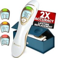 iProven Pro Series | Non-Touch Forehead Thermometer with Ear Function | FSA HSA Eligible | Superior Accuracy for Adults, Kids, Babies | Premium Digital Thermometer for Adults and All Ages