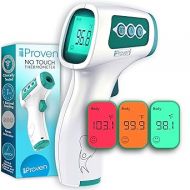 Infrared Forehead Thermometer for Adults and Infants, FSA HSA Eligible, Touchless iProven Thermometer, 1sec Instant Accurate Readings, 3 in 1 Thermometer with Fever Alarm, Silent & Memory Mode