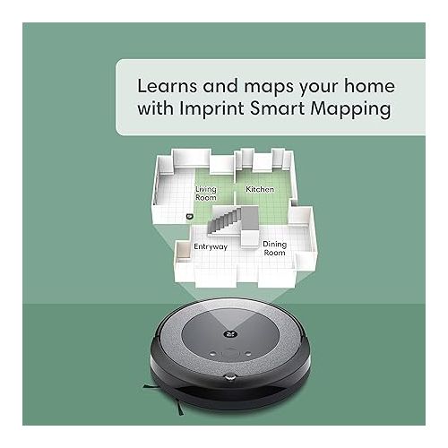  iRobot Roomba Combo i5+ Self-Emptying Robot Vacuum and Mop, Clean by Room with Smart Mapping, Empties Itself for Up to 60 Days, Works with Alexa, Personalized Cleaning OS