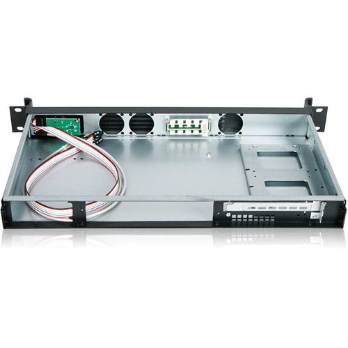  iStarUSA D-118V2-ITX 1U Compact Rackmount mini-ITX Chassis (Black)