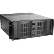 iStarUSA D Storm Series 4 RU Compact Stylish Rackmountable Chassis (Black Bezel)