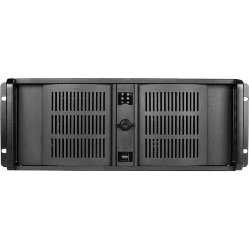  iStarUSA D Storm Series 4 RU Compact Stylish Rackmountable Chassis (Black Bezel)