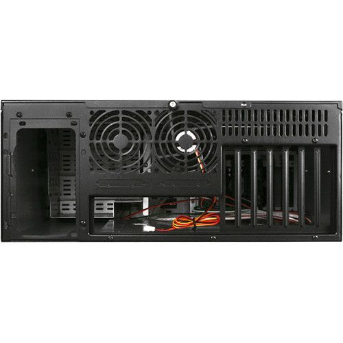  iStarUSA D Storm Series 4 RU Compact Stylish Rackmountable Chassis (Black Bezel)