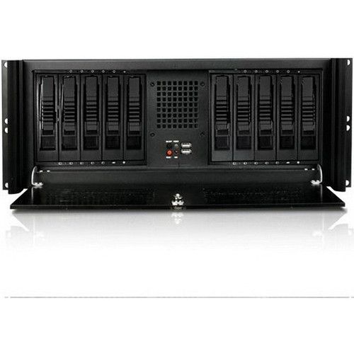  iStarUSA D-416-B10SA 4U Compact Stylish Rackmount Chassis for 10 x 3.5