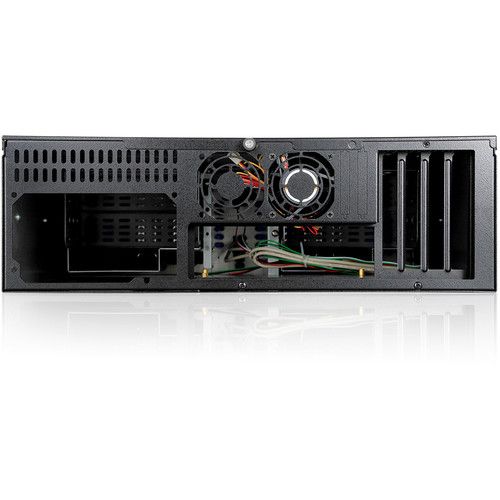  iStarUSA D Storm Series D-300SE 3U Compact Stylish Rackmountable Chassis (Silver Bezel)