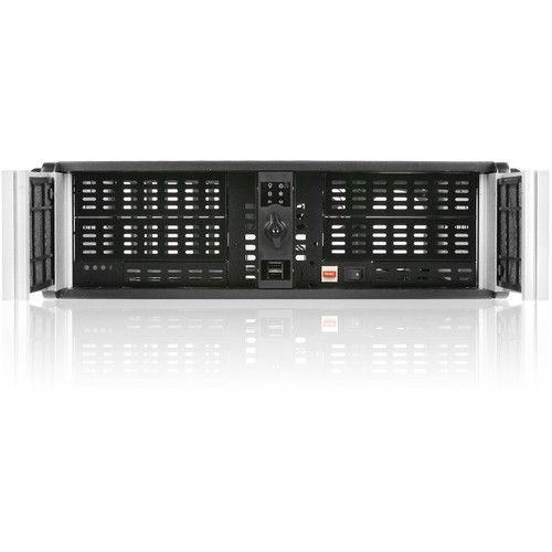  iStarUSA D Storm Series D-300SE 3U Compact Stylish Rackmountable Chassis (Silver Bezel)