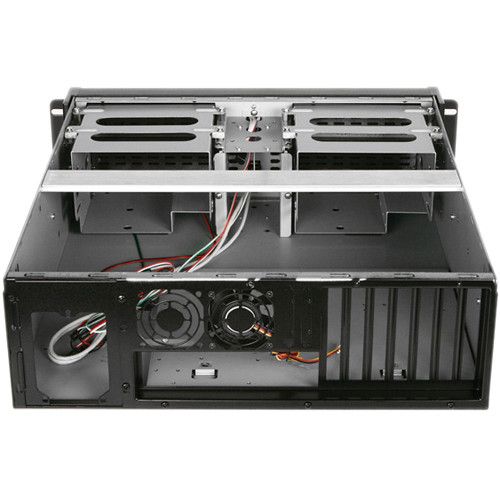  iStarUSA D Storm D-300SEA-RD 3U Compact Stylish Rackmount Chassis with SEA Bezel (Red)