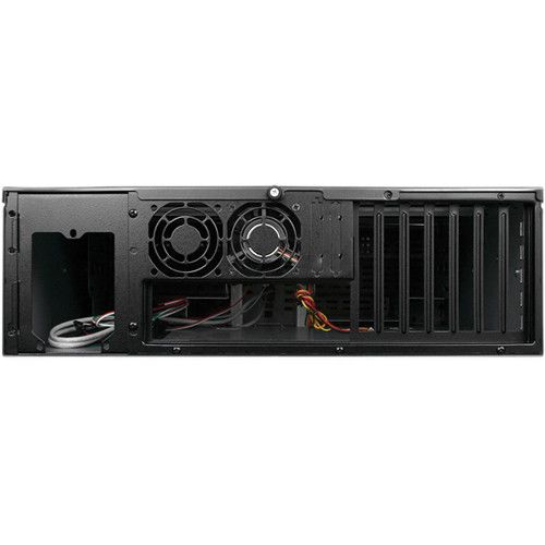  iStarUSA D Storm D-300SEA-BK 3U Compact Stylish Rackmount Chassis with SEA Bezel (Black)