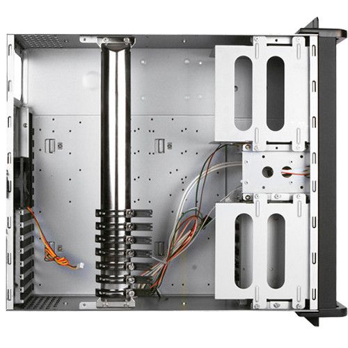  iStarUSA D Storm Series D-400SEA-SL 4U Compact Stylish Rack Mountable Chassis with Silver Bezel