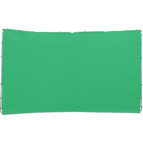  ikan Portable Panoramic Chroma-Key Backdrop Screen (Chroma-Key Green, 13.1 x 7.8')