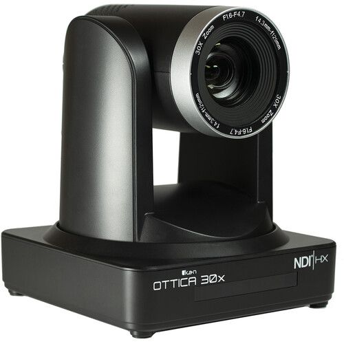  ikan OTTICA 3 x NDI|HX 30x PTZ Cameras and V2 IP Controller Bundle (Black)