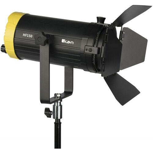  ikan Drop Ceiling Mount Chroma-Key Light Kit with LED Panel and Fresnel