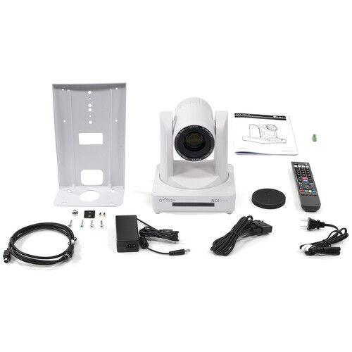  ikan NDI HX PTZ Camera with 30x Optical Zoom and IP Controller Bundle (White, 3 Cameras)