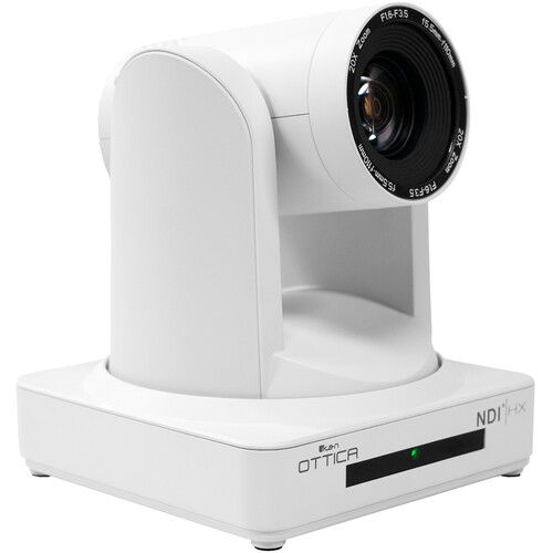  ikan OTTICA 2 x NDI|HX 20x PTZ Cameras and V2 IP Controller Bundle (White)