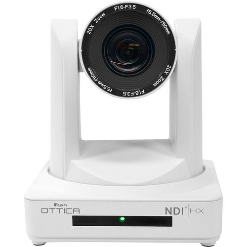  ikan OTTICA 2 x NDI|HX 20x PTZ Cameras and V2 IP Controller Bundle (White)