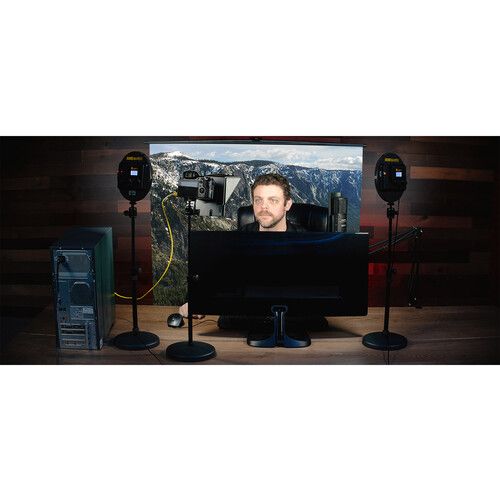  ikan Homestream Portable Pull-Up Background (Chroma Green, 4.8 x 6.3')