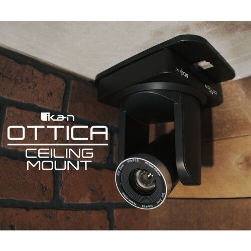 ikan OTTICA PTZ Camera Ceiling Mount (Black)