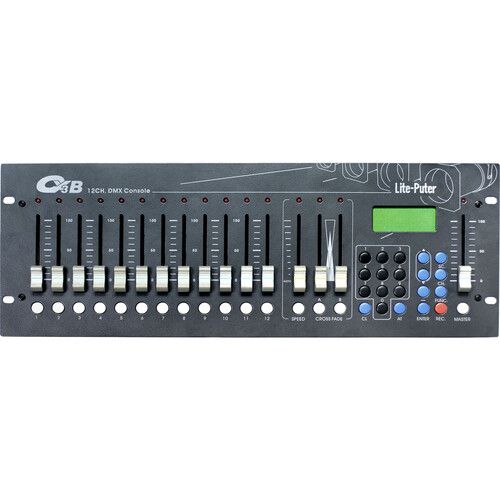  ikan Lite-Puter 12-Channel DMX Lighting Console