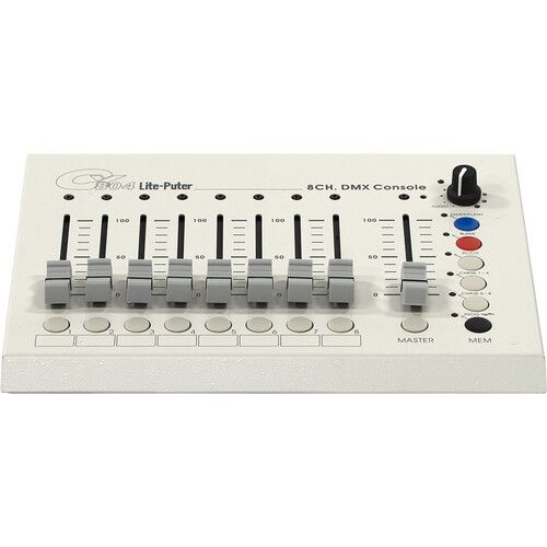  ikan Lite-Puter 8-Channel DMX Lighting Console