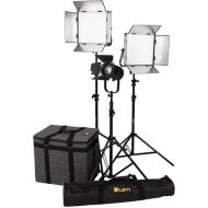 ikan Lyra LB10 Bi-Color LED Panel with Stryder Fresnel (3-Light Kit)