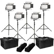 ikan Rayden Bi-Color 5-Point LED Light Kit with 5x RB5