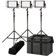 ikan Lyra Half x 1 Bi-Color Studio and Field LED 3-Light Kit