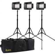 ikan Mylo Mini Bi-Color 3-Point Light Kit with 3 MB4 LED Lights