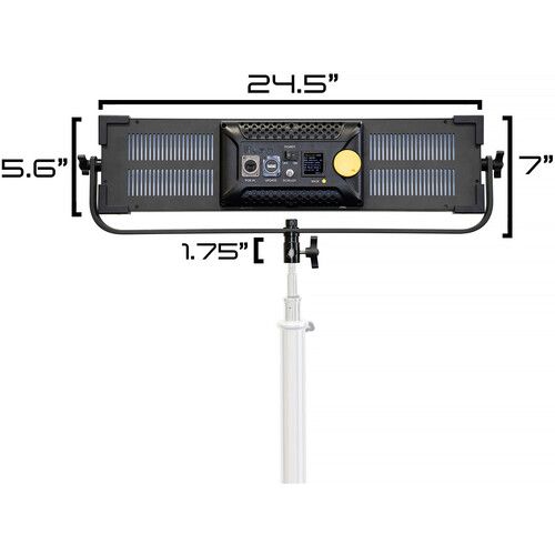  ikan Lyra LBX8-PoE Bi-Color LED Light Panel (Unmanaged Switch 5-Light Kit)