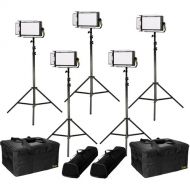 ikan Lyra Bi-Color 5-Point LED Soft Panel Light Kit with 5x LB5