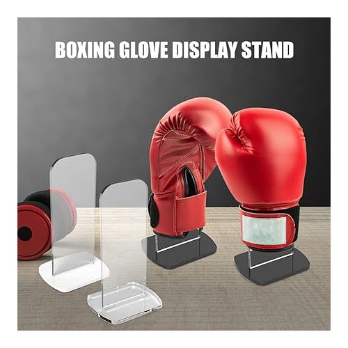  Boxing Glove Holder Boxing Gloves Display Stand Baseball Glove Display Holder Rack Collection Display Holder Artwork Plates Shelves Stands for Boxing Glove Baseball Mitt Ball Football