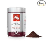 illy Intenso Ground Coffee, Bold Roast Espresso 250g (International Version) 6 Pack