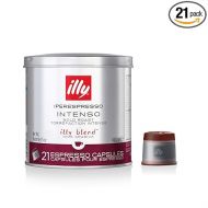 illy Coffee, Intenso iperEspresso Capsule, Dark Roast Espresso Pods, Premium Gourmet Roast, Compatible with illy iperEspresso Machines, 21 Count, 3 Pack