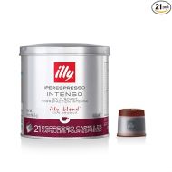 illy Coffee, Intenso iperEspresso Capsule, Dark Roast Espresso Pods, Premium Gourmet Roast, Compatible with illy iperEspresso Machines, 21 Count, 3 Pack