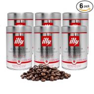 Illy Classico Whole Bean Coffee Classic Medium Roast with Delicate Notes of Caramel 100% Arabica Coffee International Version 8.8 oz (Pack of 6)
