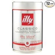Illy Classic Roast Beans 8.8 Ounces (International Version) 12 Pack