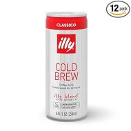 illy Ready To Drink Coffee - Cold Brew Cans - 100% Arabica Coffee - Smooth & Refreshing Taste - Convenient, Easy to Carry Coffee Drink - 8.5 oz., 12 Pack