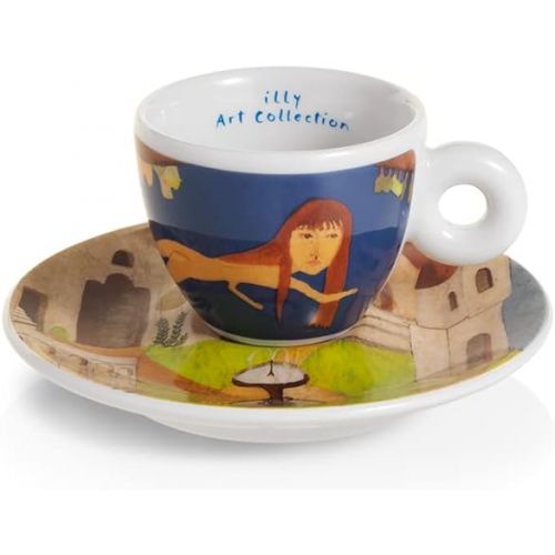 일리 illy Art Collection Set of 6 Cappuccino Biennale 2022 Nuemrate and Signed