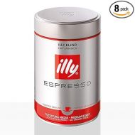 Illy Ground Ground Espresso Medium Roast, 8.8oz Can, 8 Pack