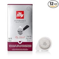 illy E.S.E. Coffee - Single-Serve Coffee Capsules & Pods - Coffee Pods - Intenso Dark Roast - Notes Of Cocoa & Dried Fruit - For E.S.E Coffee Machines - Extraordinary Aroma & Body - 18 Count, 12 Pack