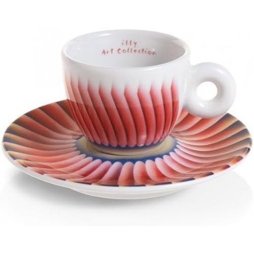 일리 illy Art Collection 24626 Judy Chicago Signed Cappuccino Cups 2 Numbered