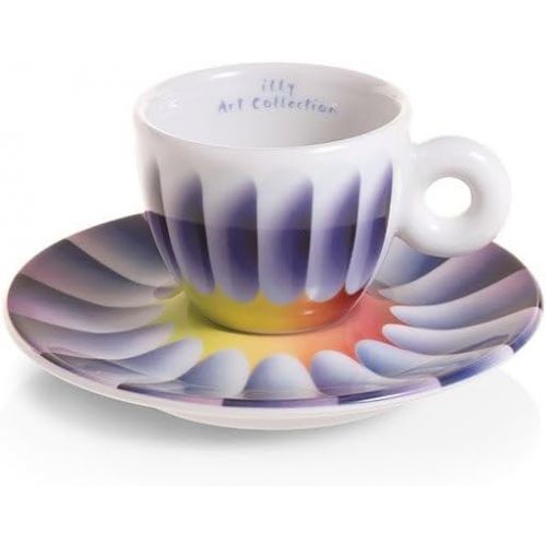 일리 illy Art Collection 24626 Judy Chicago Signed Cappuccino Cups 2 Numbered