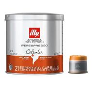 illy Coffee iperEspresso Capsules - Single-Serve Coffee Capsules & Pods - Single Origin Coffee Pods - Colombia Medium Roast with Notes of Fruit - For iperEspresso Capsule Machines - 21 Count