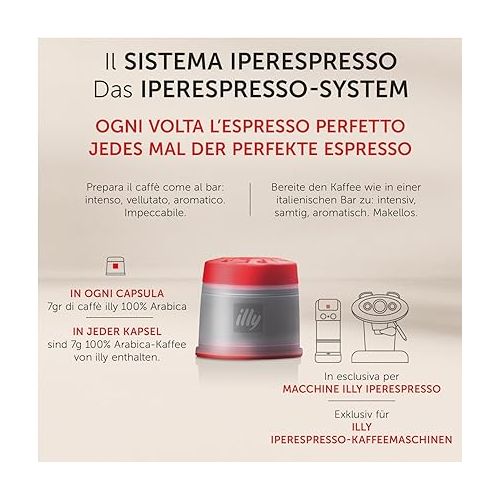 일리 Illy Caffe Iperespresso Capsule Singles, Medium Roast, 100 Count (Pack of 100)